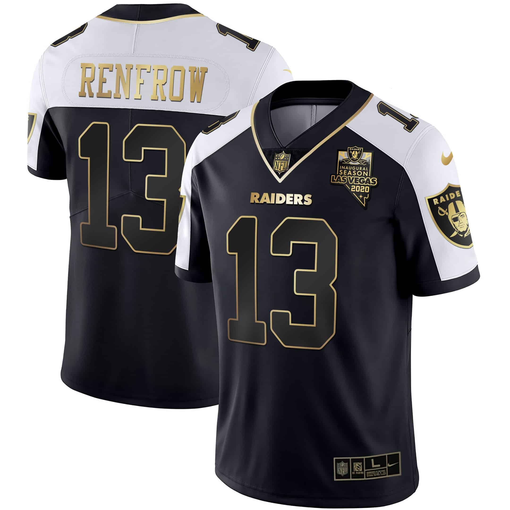 Men Oakland Raiders #13 Renfrow 2024 Nike Vapor Black Gold & Black Inverted Limited NFL Jersey->indianapolis colts->NFL Jersey